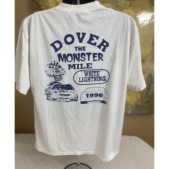 Vintage The Dover 500 NASCAR 1996 T-shirt Men’s Single Stitch 2 Sided Size XL - Picture 11 of 16